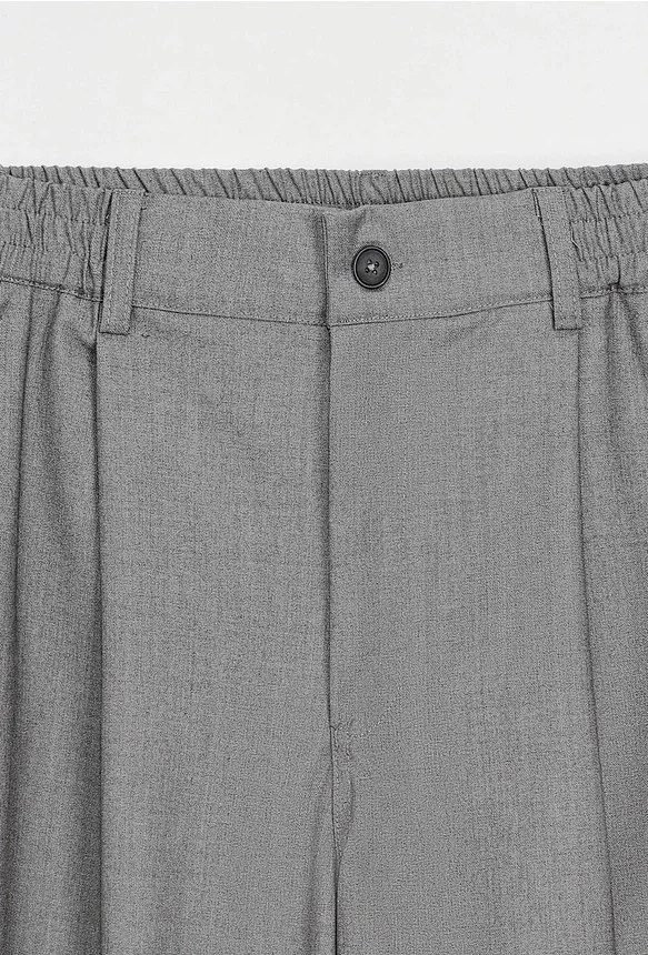 Pantalón ancho clásico Frilivin Paris gris