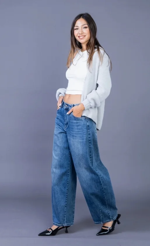 Denim extra globo azul Ana&Lucy Paris