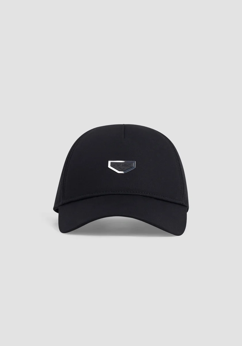 Gorra Morato baseball negro en algodón con logo 3D en placa y cierre ajustable