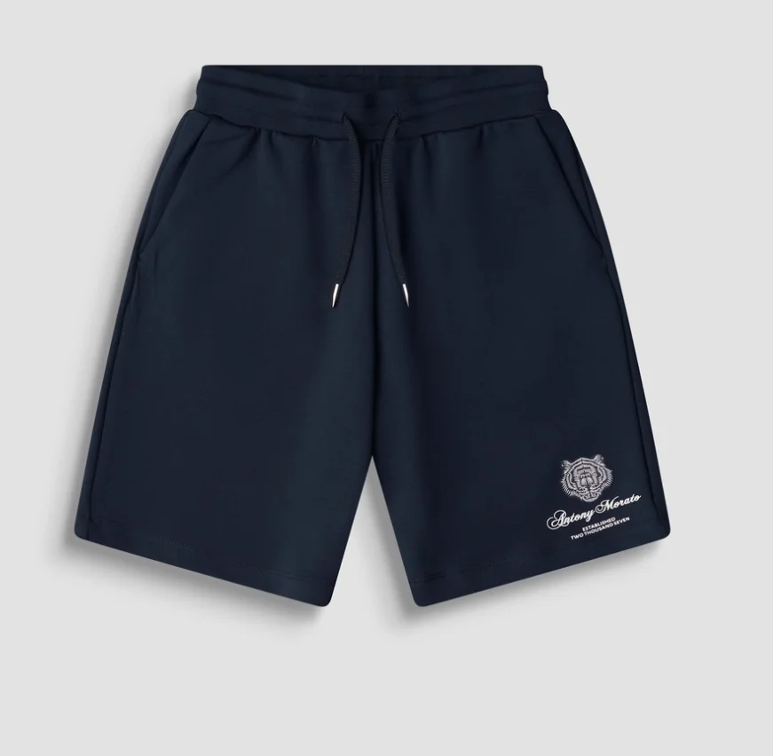 PANTALONES MORATO CORTOS REGULAR FIT DE MEZCLA DE ALGODÓN CON ESTAMPADO DE TIGRE