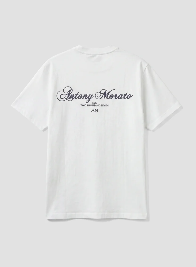 CAMISETA DE AJUSTE RELAJADO EN JERSEY DE ALGODÓN CON DOBLE ESTAMPADO