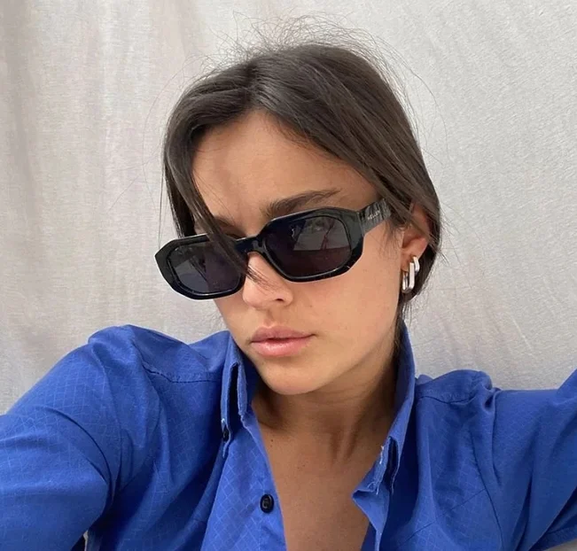 Gafas MELLER UNISEX de sol Kessie negras con lentes naranjas