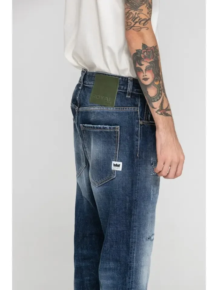 Vaqueros Sendai Royal Denim 2017 lavado azul medio corte recto 