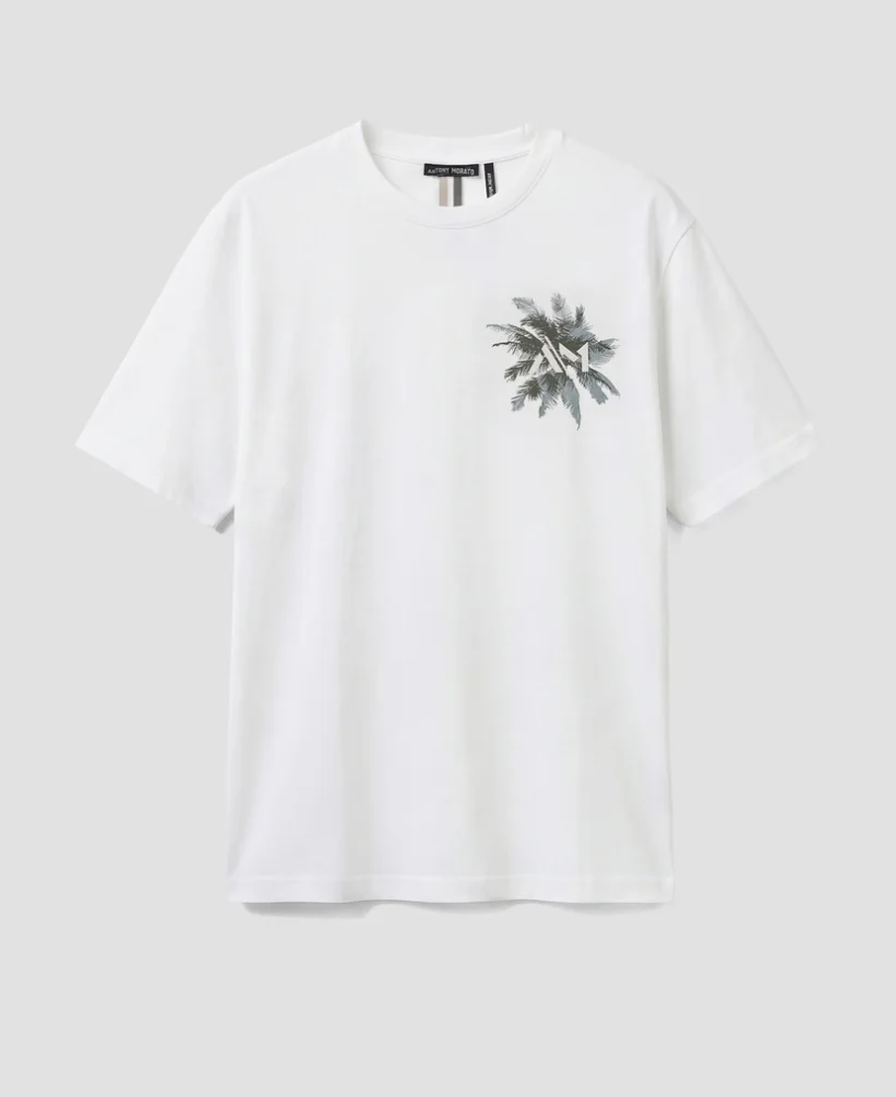 CAMISETA MORATO REGULAR FIT DE PUNTO DE ALGODÓN CON ESTAMPADO FLORAL