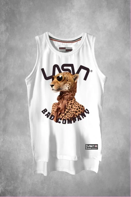 Camiseta de mujer LaSaL PANTHER blanco