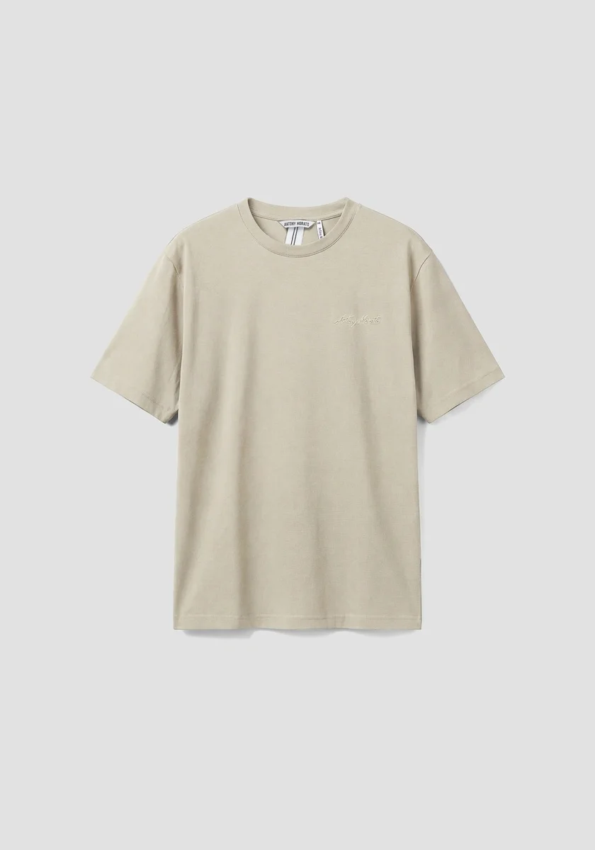 CAMISETA MORATO REGULAR FIT DE MEZCLA DE ALGODÓN Y VISCOSA CON LOGOTIPO DE GOMA