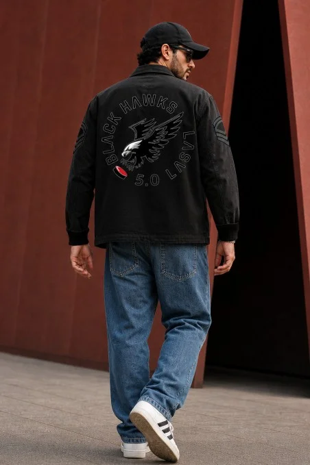 Sobrecamisa de hombre Lasal BLACK HAWKS negro