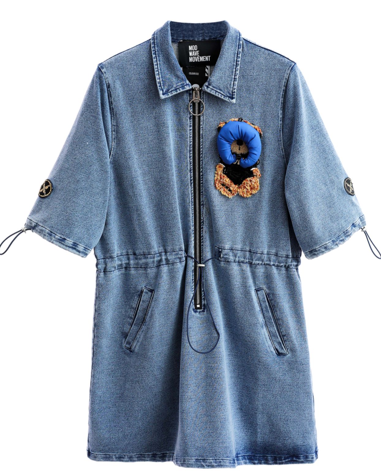 VESTIDO MWM DENIM TEDDY