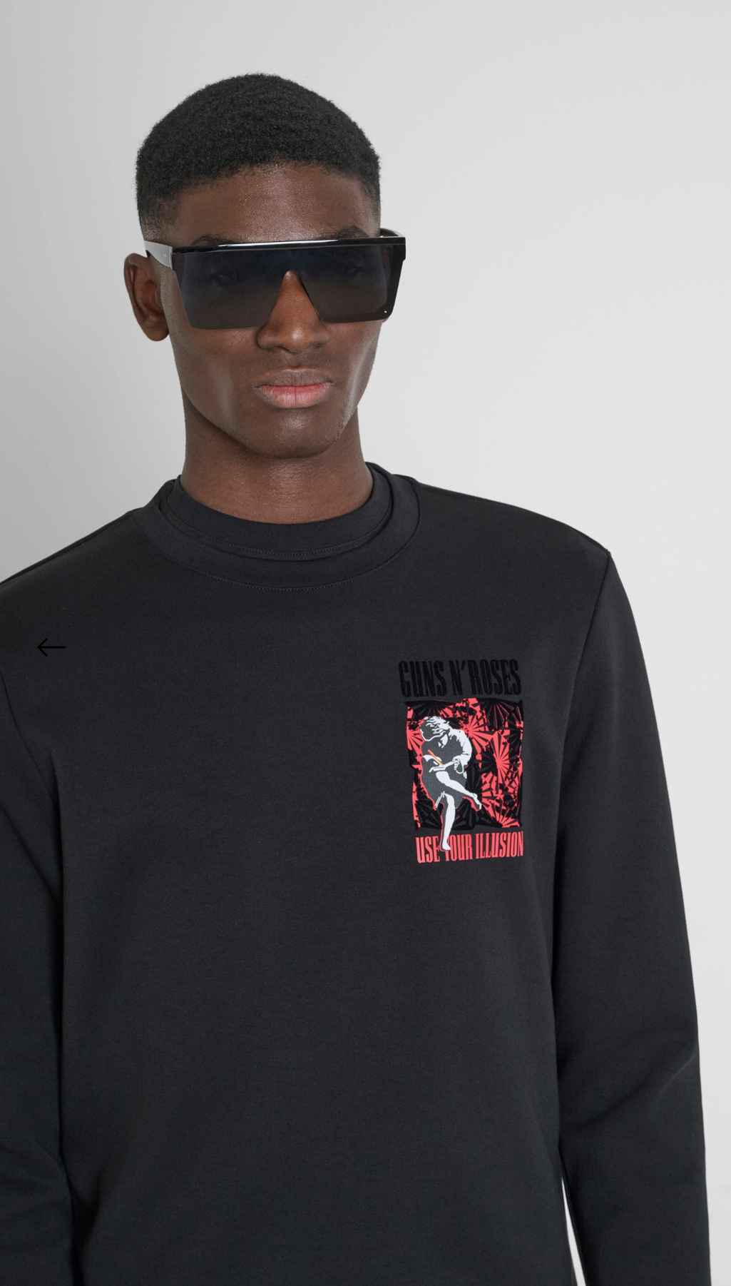 SUDADERA HOMBRE ANTONY MORATO CAP. GUNS  AND ROSES