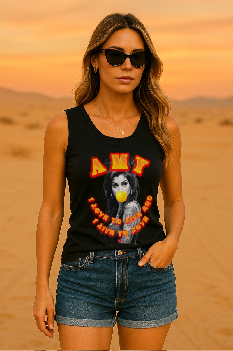 CAMISETA MUJER LASAL AMY NEGRO
