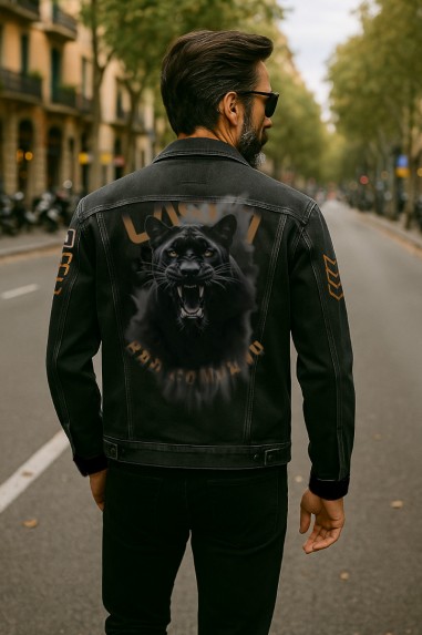 CAZADORA HOMBRE LASAL PANTHER NEGRO