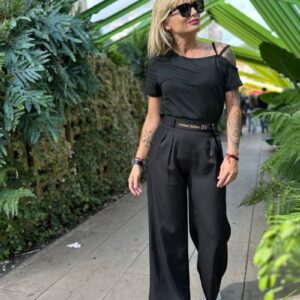 PANTALON DE MUJER LASAL END NEGRO