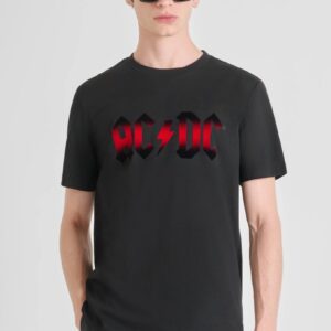 CAMISETA MORATO REGULAR FIT EN ALGODÓN CON ESTAMPADO ACDC