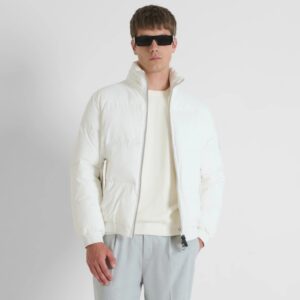 CHAQUETA MORATO BOMBER REGULAR FIT DE NYLON RIPSTOP CON RELLENO ECOLÓGICO DUPONT SORONA