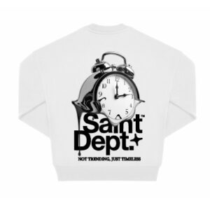 SUDADERA SAINT DEPT CLOCK BLANCO